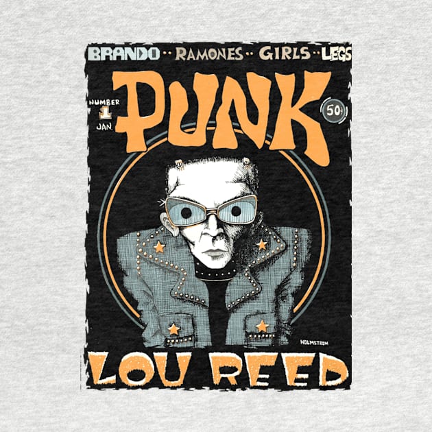 PUNK MAGAZINE- ZINE- LOU REED #1 by The Jung Ones